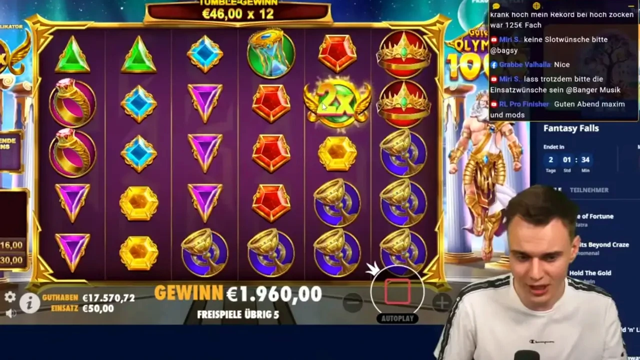 Slot-Session im Livestream von MaximZocktSlots